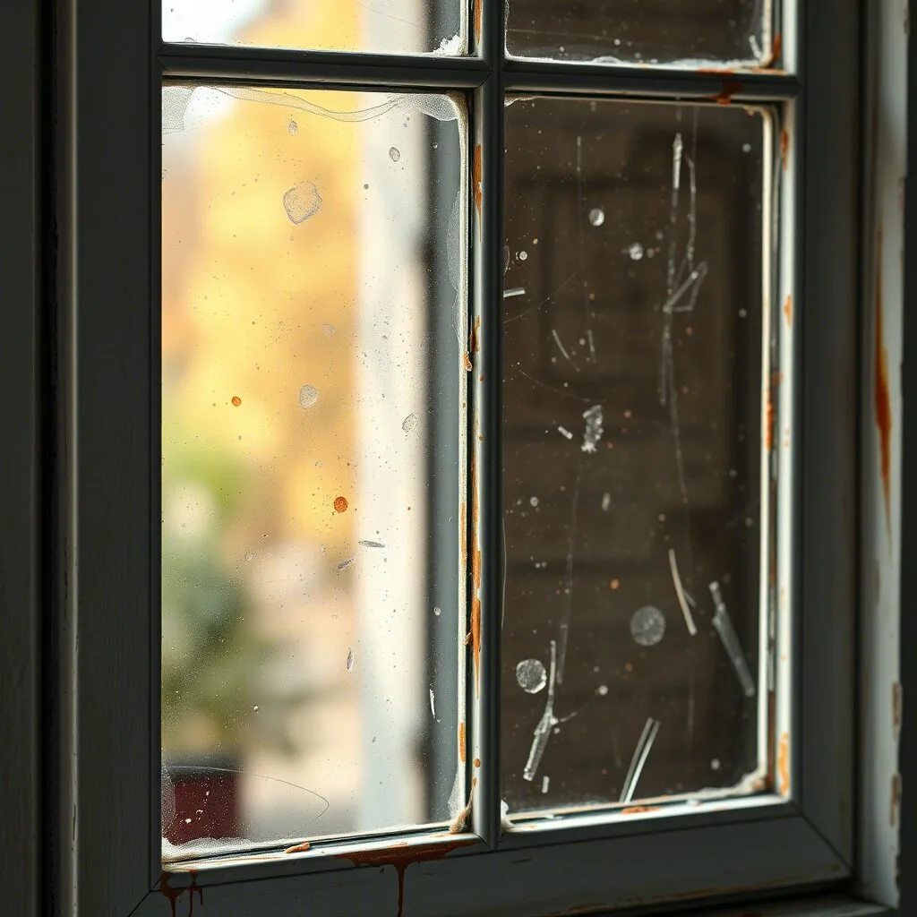 Verf van glas verwijderen